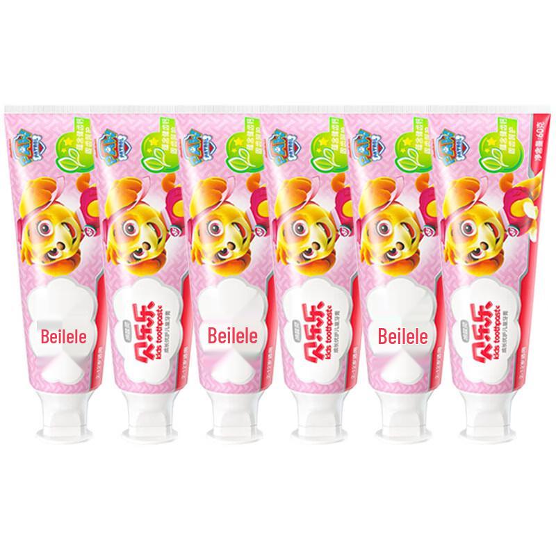 Детская зубная паста Leng Suan Ling Belle Smile с кальцием (Тропические фрукты, 6x60 г)