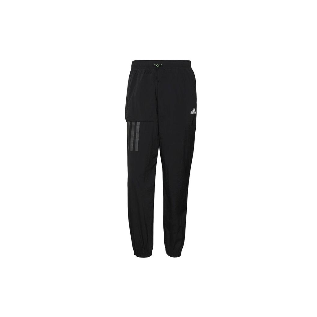adidas Мужские тканые быстросохнущие тренировочные брюки X-City, черные H37590
