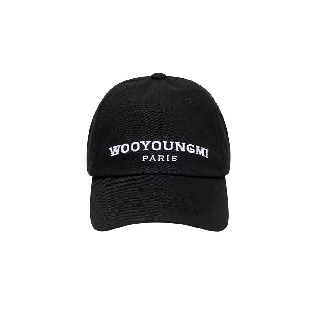 Wooyoungmi Вышитая бейсболка Черная - 25FW