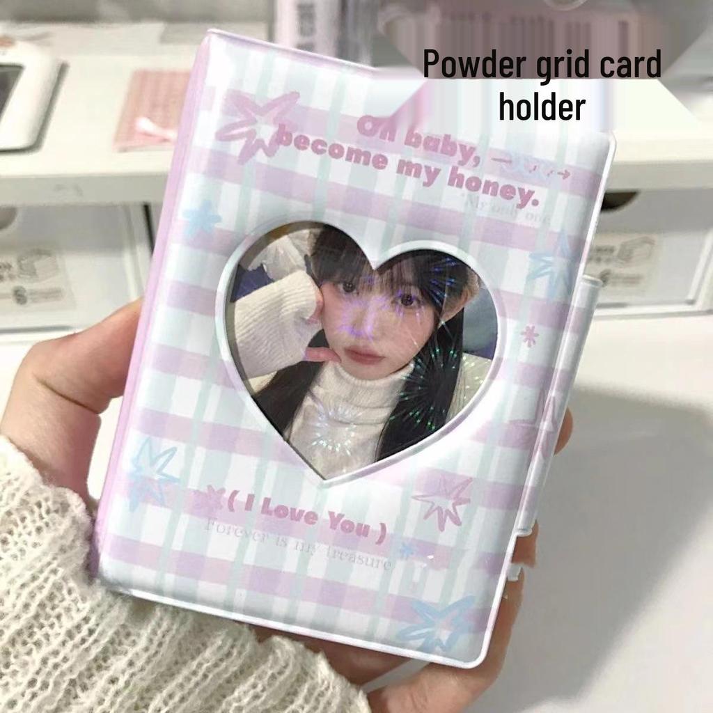3-Inch Instant Photo Card Album – Popular Sweet Design with Snap Closure, Perfect for Couples