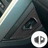 Car Air Conditioning Vent Armrest Cup Holder Stop Panel For Land Rover Discovery Sport 2015- Carbon Fiber Sticker
