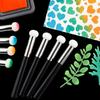 8Pcs Mushroom Head Sponge Brush SBR Latex Sponge Foundation Brush Powder Puff  Home Makeup