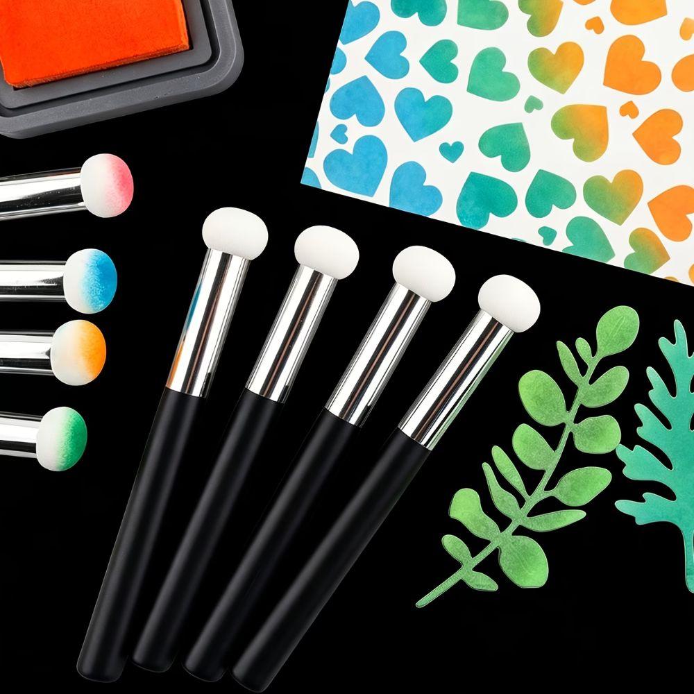8Pcs Mushroom Head Sponge Brush SBR Latex Sponge Foundation Brush Powder Puff Home Makeup