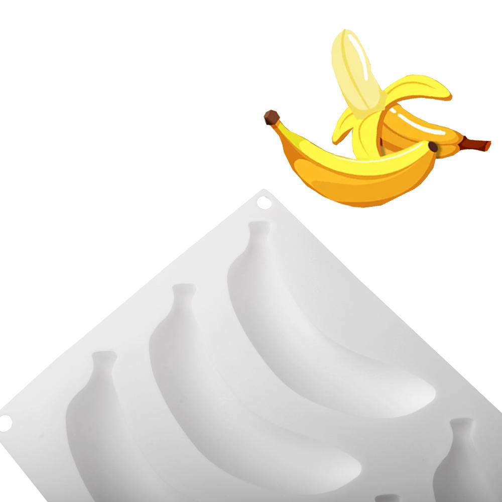 Fruit-Shaped Mousse Molds Mango and Banana Molds for Chocolates Desserts and Cake Baking