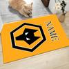 Custom Name Wolves Crest Badge Carpet Rug Customizable Soft Washable Anti-Slip Home Living Room Sofa Mats Personalized Rug. 0909201