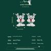 Yinziyun Reindeer Stud Earrings: Cute s925 Sterling Silver Deer Design - Perfect Christmas Gift for Women