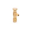 R22 Refrigerant Charging Valve 1/4"- 1/4" Copper Flow Control Valves Copper and Fluorine Safety