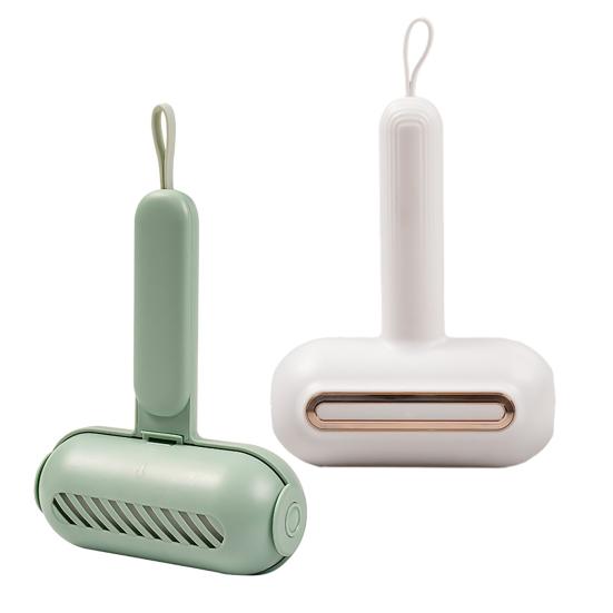 Многоразовый силиконовый ролик для удаления ворса с удобной ручкой, моющийся липкий ролик, мощный удалитель шерсти домашних животных для мебели и одежды