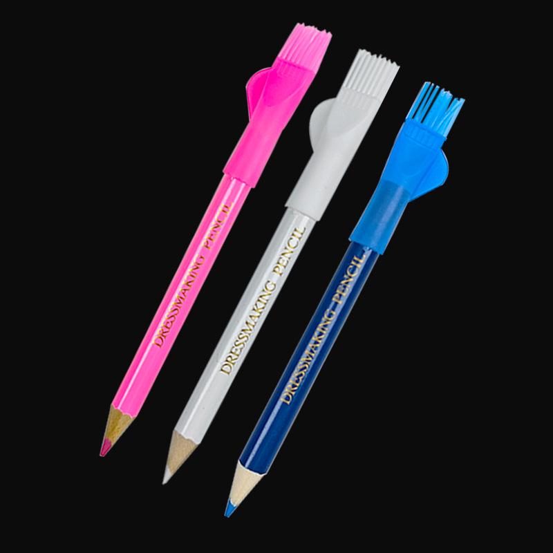 Ручка для разметки при пошиве 3-в-1: Мел, Лента и Кисть для ткани