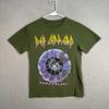 Def Leppard Adrenalize Футболка с графическим принтом группы Маленькая Зеленая С коротким рукавом Мужская