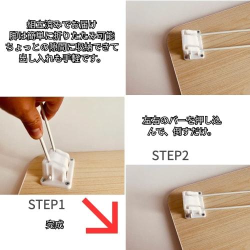 [2025 NEW Folding Table, Round Mini Table, Perfect for Single Living] Folding Desk, Round Mini Table, Laptop Stand, Enhanced Stability, Multi-function