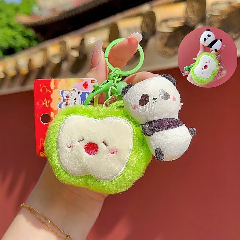 Adorable Jinnew Fun Fruit Stretching Small Animal Plush Pendant Keychain