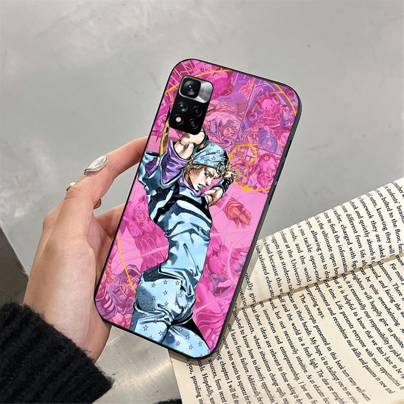 Чехол для телефона Jotaro Anime jojo's bizarre adventure Для Xiaomi Redmi note 14 Pro 14 13 12 11 10 Pro 14S 12S 11S Redmi 14C 13C 10
