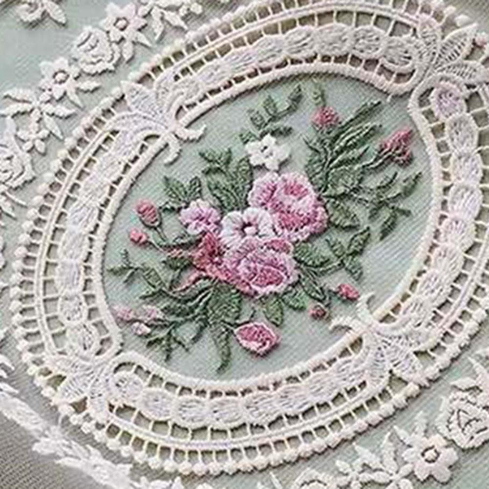 Вышитые подставки 31*42 см, кофейные салфетки, подставки для чашек ручной работы