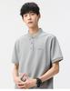 200g cool pineapple grid summer polo shirt men's solid color top loose short sleeved t-shirt