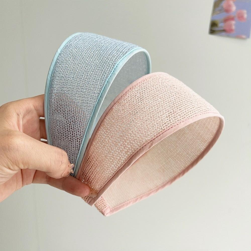 Korean Style Wide Headband Breathable Material Fashion Hair Accessories Mesh Hair Hoop for Girls
