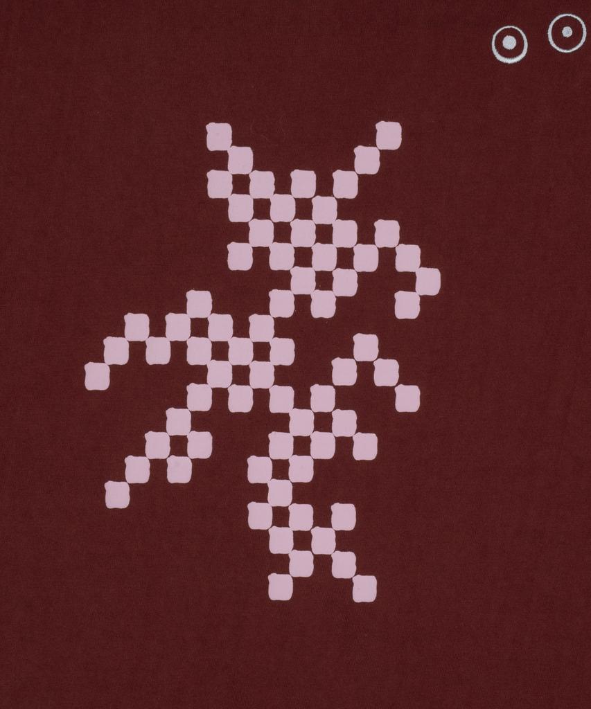 THE COLDEST MOMENT Tcm Checker T (Burgundy)