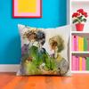 Humorous WWatercolor PPaintings Pillow Case Pillow Case Plush Fabric Soft Double Sided Print Home Sofa High Quality Cushion