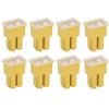 10 Pcs Fuse Female Terminal Case 60A 32V Yellow Cartridge Fuse Replacement for Automobile Truck