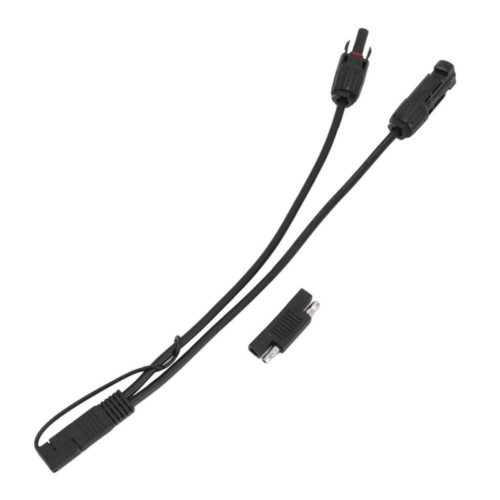 Кабель-адаптер от солнечной панели 10AWG к SAE SAE Удлинительный кабель для солнечной энергии для автомобилей, мотоциклов 0,35 м