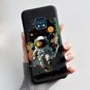 Чехол для Nokia XR20 Чехол Эстетичный Модный Милый Кот Астронавт Мультяшный Черный ТПУ Силикон Мягкий Ударопрочный Чехол для Телефона Задняя Крышка