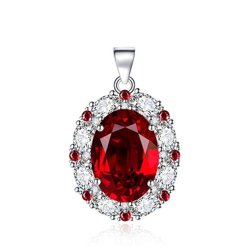 Sace Gems Классический роскошный циркон для женщин кулон ожерелье ювелирные изделия свадебное обещание вечерние подарок
