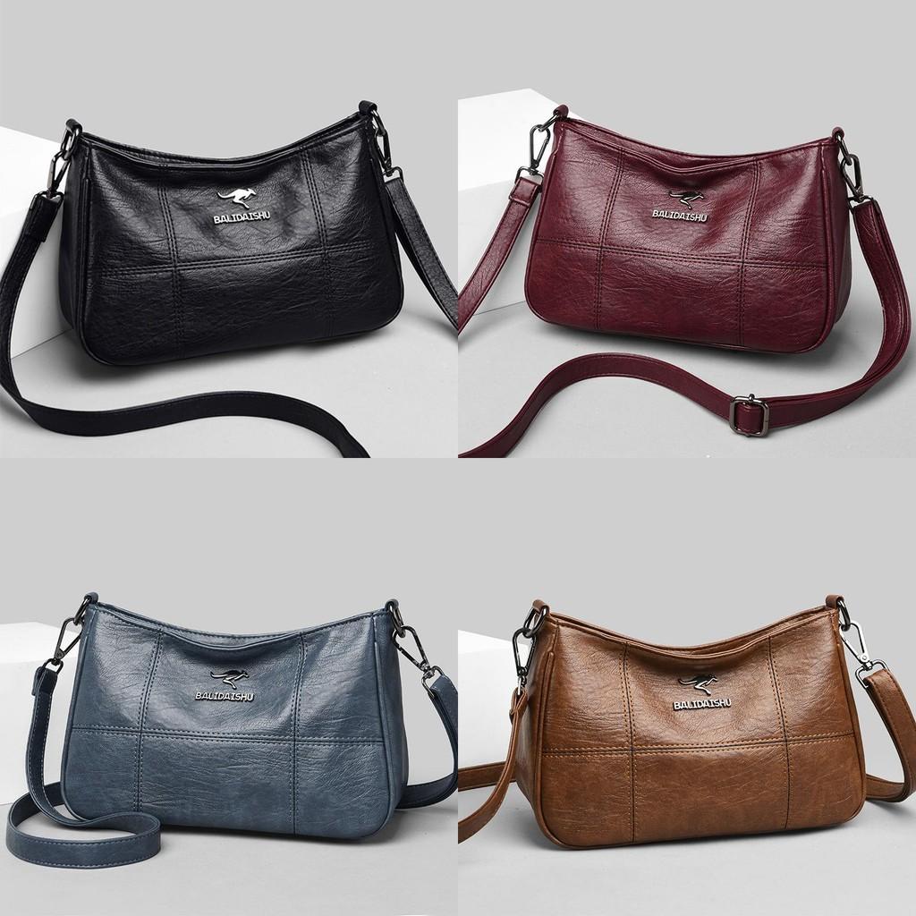 Large Soft Pu Crossbody Bag With Zipper Closure And Inner Phone Pocket For Moms