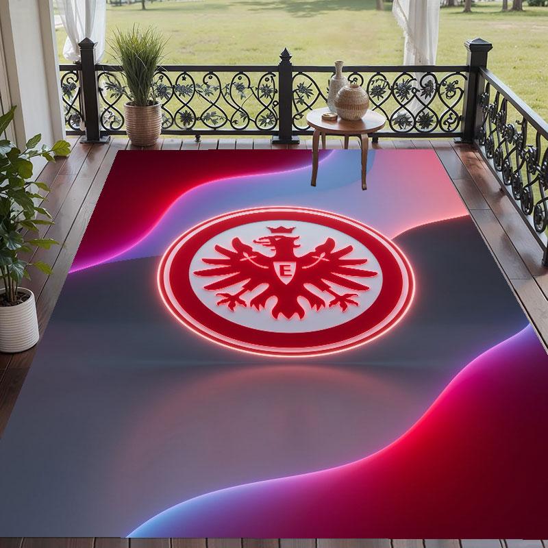 Soft Floor Carpet Eintracht Frankfurt Football Pattern Area Rug Decorative Mat For Home Room Decoration