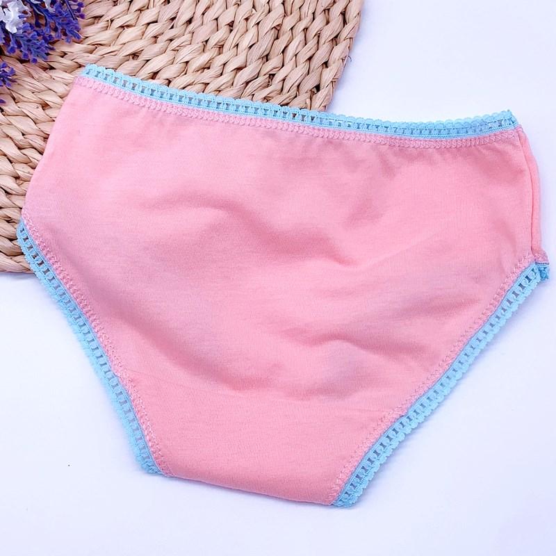 12pcs/Lot Cotton Girls Briefs Children's Underwear Triangle Panties Kids Underpants 2-13Years