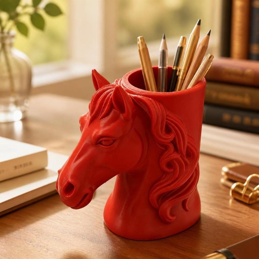 Multifunctional Storage Box Vase Makeup Brush Holder Desktop Organizer Study Room