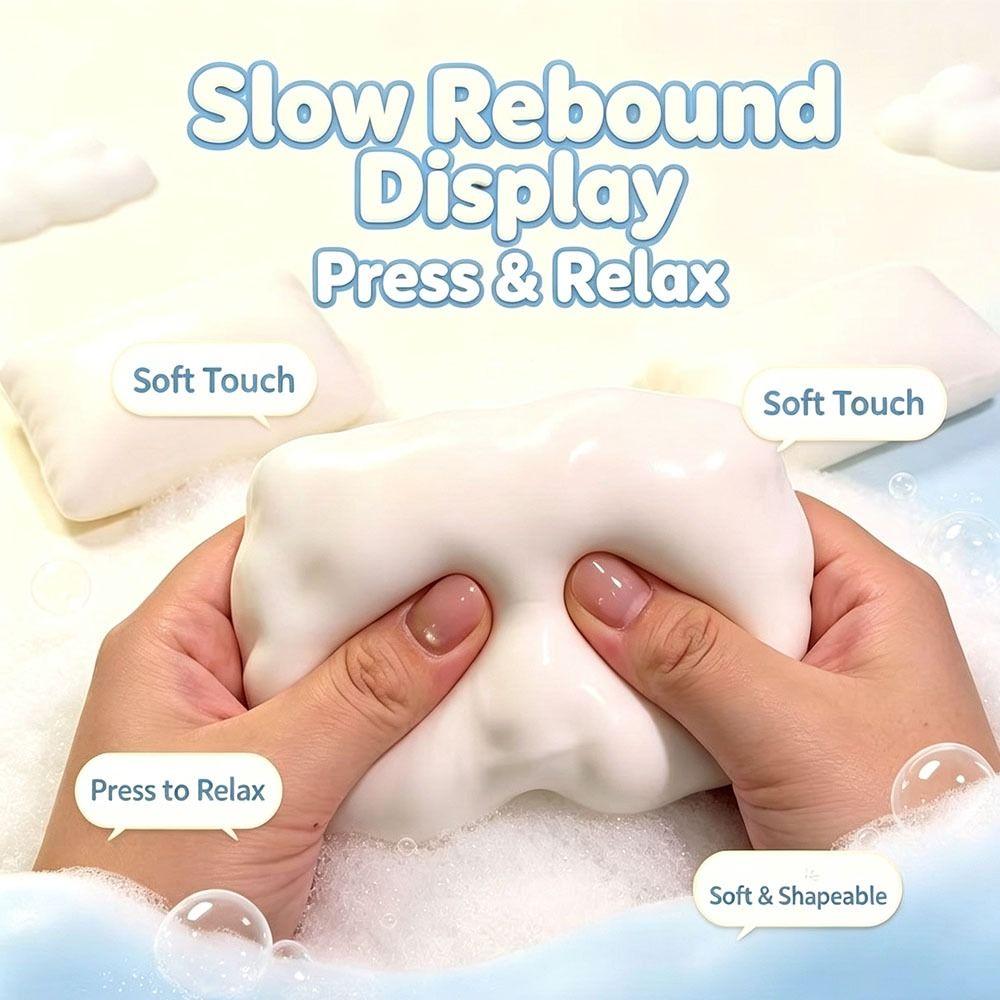 Slow Rebound Simulation Pillow Squeeze Toy TPR Decompression Toy New Stress Relief Toy Kids Adults