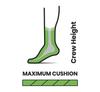 [Smartwool] Smartwool Mountaineer Classic Максимальная амортизация Носки до щиколотки Женские SW70313 Светло-серый S