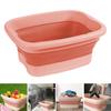 Yousheng Foldable Wash Basin Plastic Portable Pool Foot Bath Basin Kitchen Fruit Vegetable Washing Basin Footbath Tub Camping Laundry Car Wash Basin