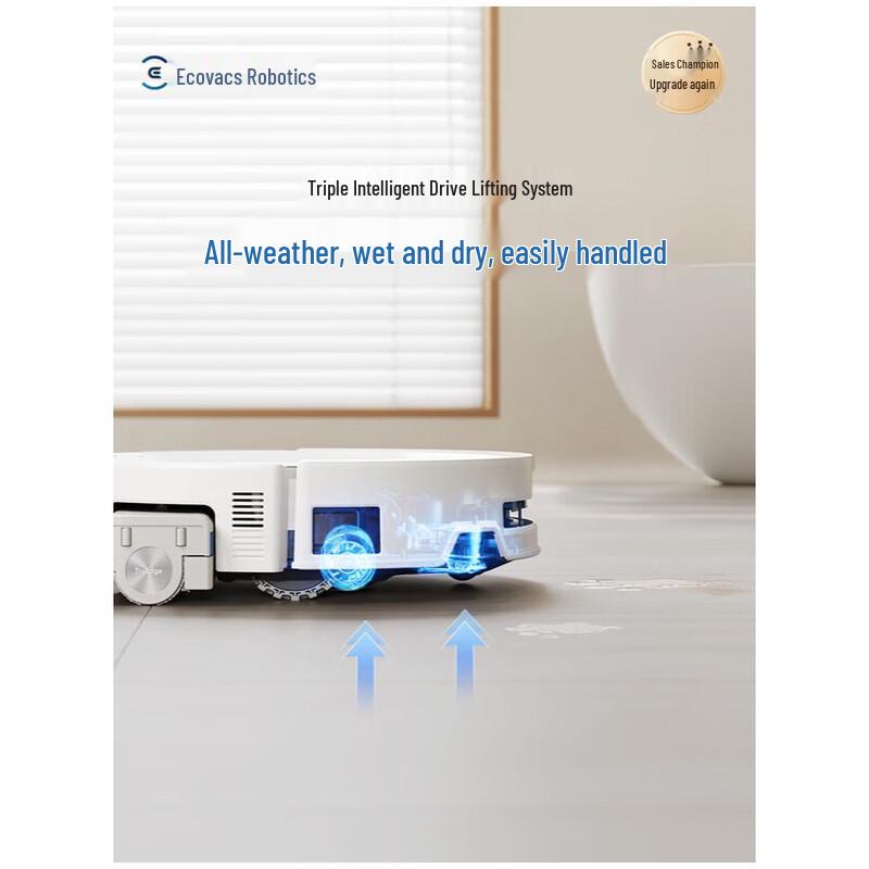 ECOVACS Робот-пылесос и полотер T80S «Все в одном»