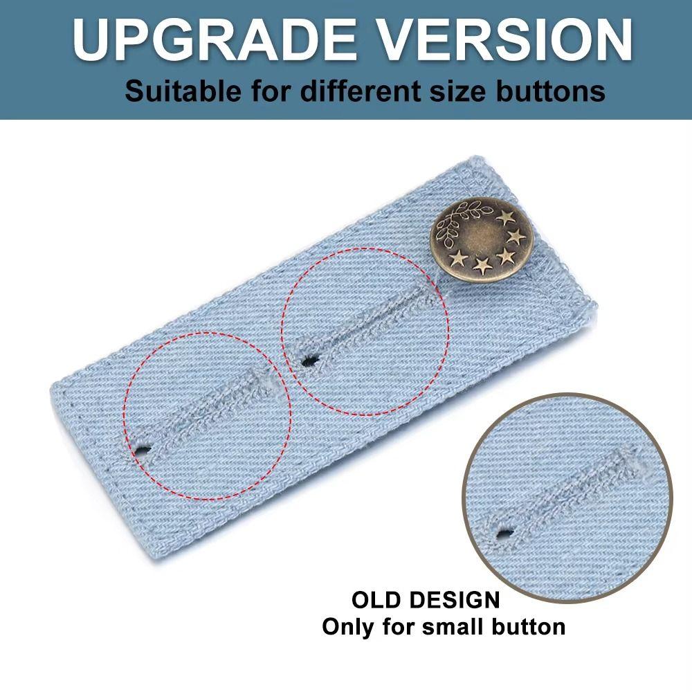 Denim Clothe Waisband Extender Flexible Button Extenders Comfortable Extension Buckle Unisex