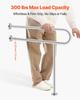 VEVOR Toilet Safety Rail, 31.5 Inch U-Shaped Handicap Grab Bar, 304 Stainless Steel Senior Safety Pole, Toilet Grab Bars with Anti-Slip Handle