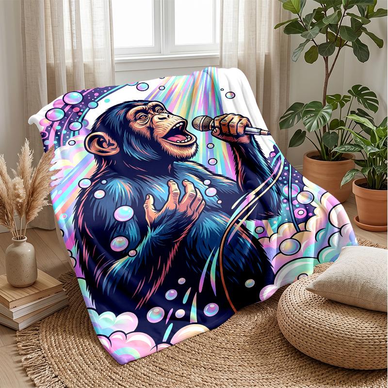 Mermaid Princess Adventure Theme blanket Lightweight Warm Flannel Blanket Decorative Throw Blanket for Home Decoration