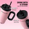 316 Stainless Steel Tumbler Large Capacity Insulated Water Bottle 750mL Vacuum Thermal Coffee Mug Car Cup With Straw Cold Hot Keeping Cup