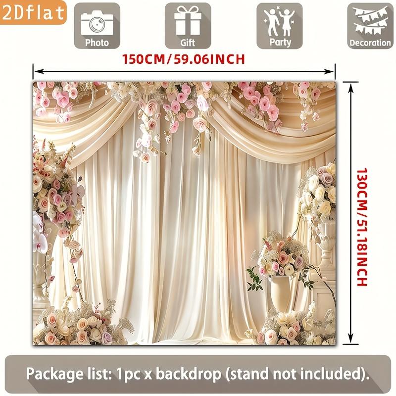 2D plane 1 piece of polyester material elegant wedding flower suitable for party decoration and home use