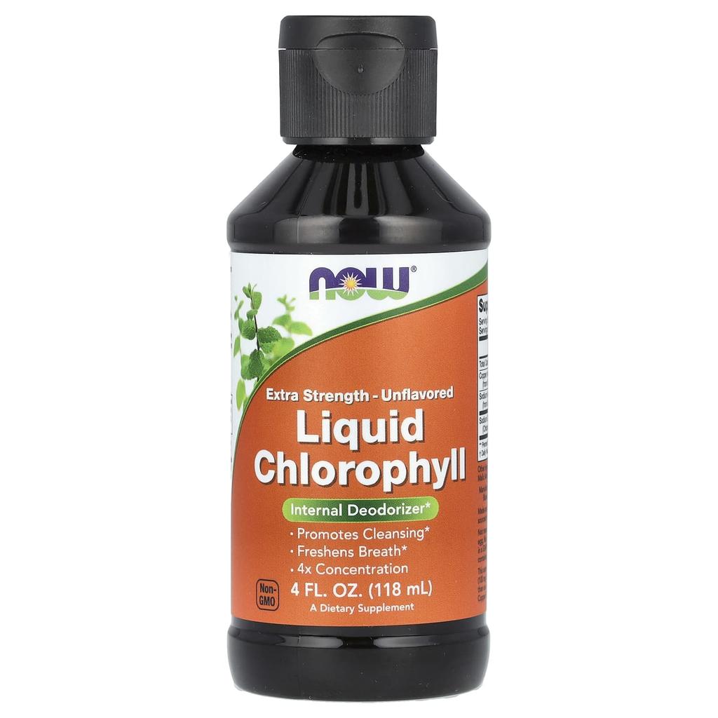 Liquid Chlorophyll, Extra Strength, Unflavored, 118 mL (4 Fl Oz)