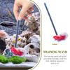 Plaything Simulation Betta Stick Interactive Fish Training Stick Aquariums Wand  Tank Decoration