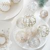 6Pcs/Box 8CM Christmas Balls Decoration Xmas Tree Hanging Ornaments for Party Home Decor New Year Navidad 2025 Gifts Accessories
