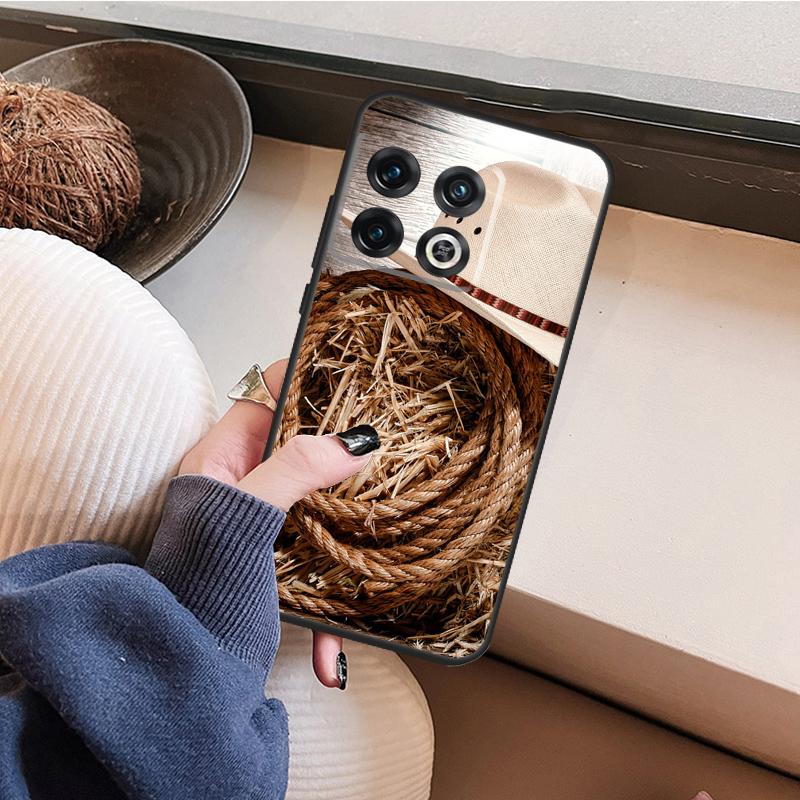 Cowboy Cowgirl Boots Hat For OnePlus 15 13 12 11 12R 10R 13R 15R 10T 8T Case For OnePlus Nord 5 CE 2 3 4 Lite N20 N30