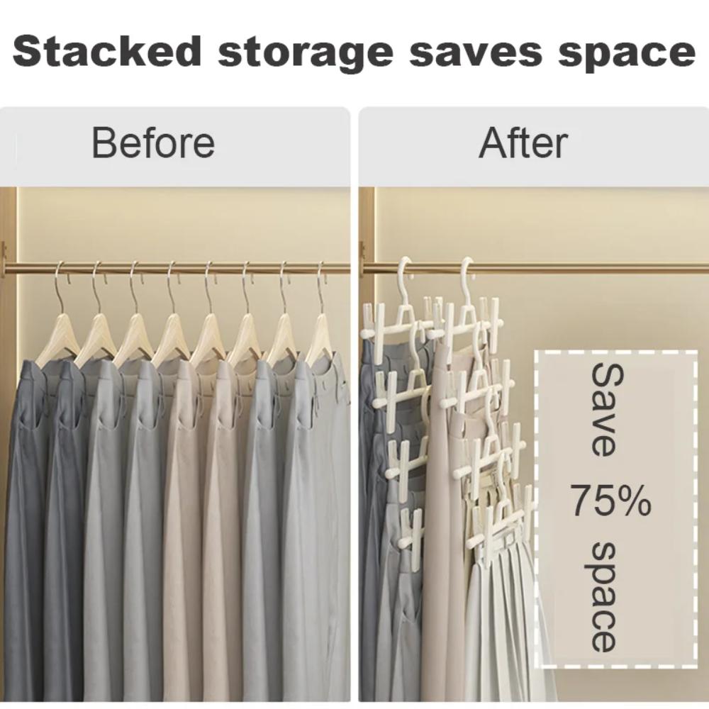 5 шт. Регулируемые вешалки-прищепки для юбок Новые Нескользящие Портативные Фиксирующие Зажимы Вешалки-прищепки для юбок Бытовые