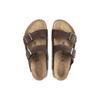 Birkenstock Удобные Круглый носок Мягкая подошва Универсальная пряжка Для улицы Дышащие Шлепанцы Мужские сандалии Темно-коричневые 1022457