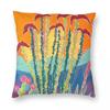 Ocotillo Fouquieria Splendens Square Pillowcase Polyester Linen Velvet Creative Decorative Throw Pillow Case Bed Cushion Cover