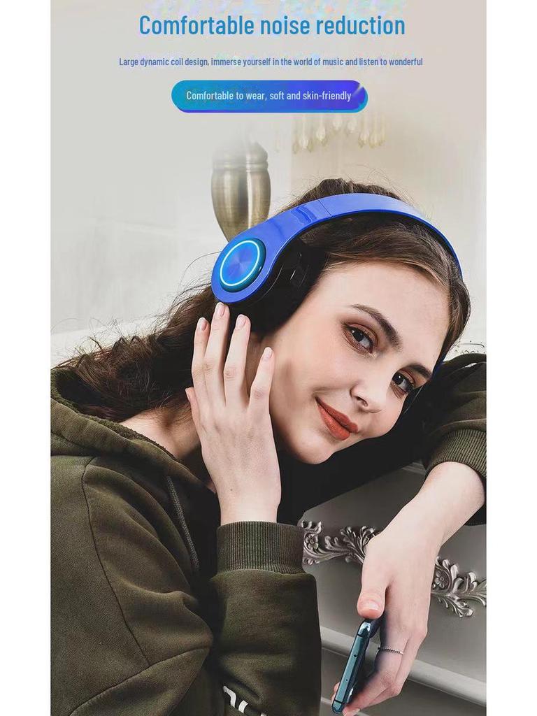 Яркая Bluetooth-гарнитура с мощными басами — беспроводные спортивные и игровые наушники