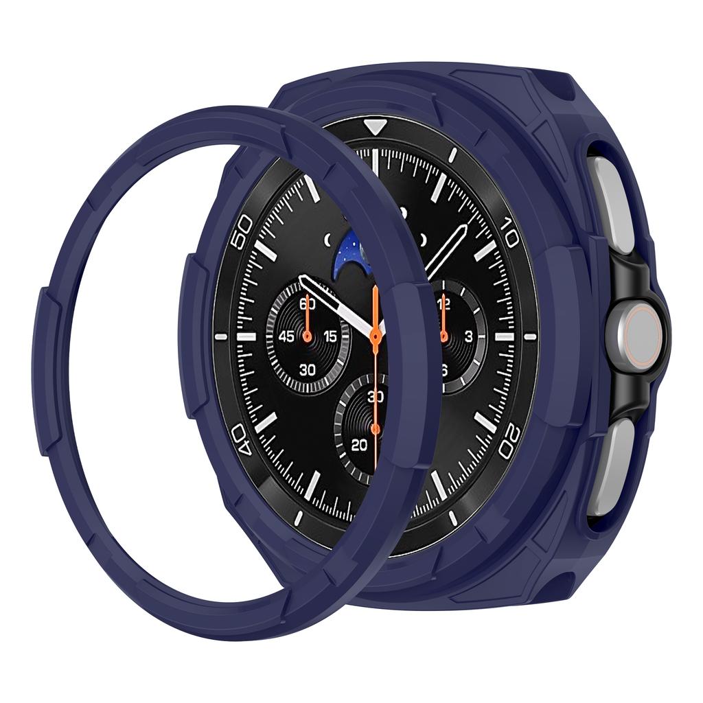 Прочный Безель+Мягкий TPU Бампер Чехол для Samsung Galaxy Watch 8 classic 46мм Защитная Крышка Galaxy Watch 8 classic Защита