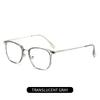Fashion color-changing anti-blue light glasses, women's round face plain artifact, trendy and versatile, can be matched with myopia degree flat glass