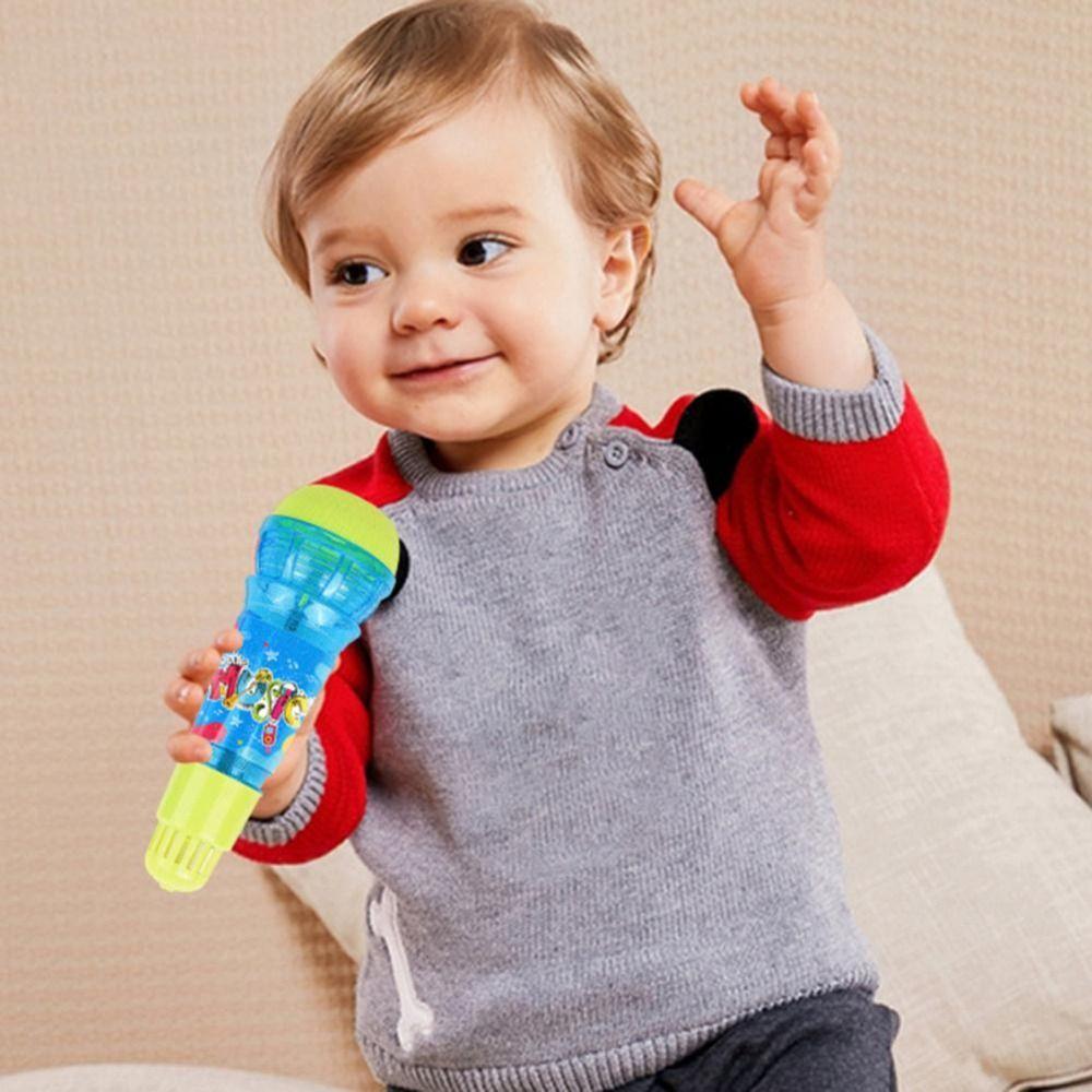 Multicolor Music Instrument Toys Plastic Singing Song Toy Creative Kids Echo Microphone Children